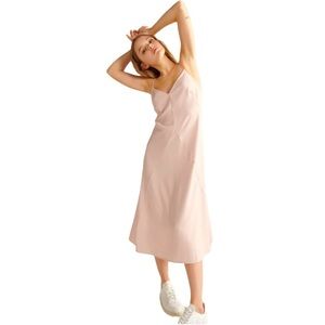Thakoon NWT blush slip dress size 4